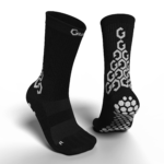 GRAVITY Senda Performance Grip Socks – Crew Length_Black